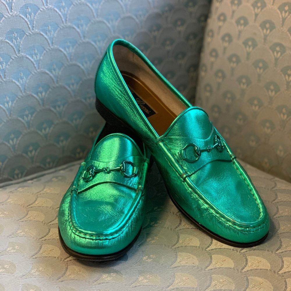 Gucci Horsebit Leather Loafers